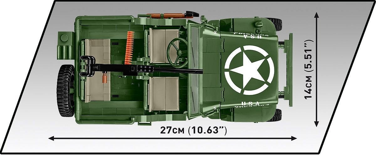 Cobi Willys Mb & Trailer Executive Edition Cobi-2804