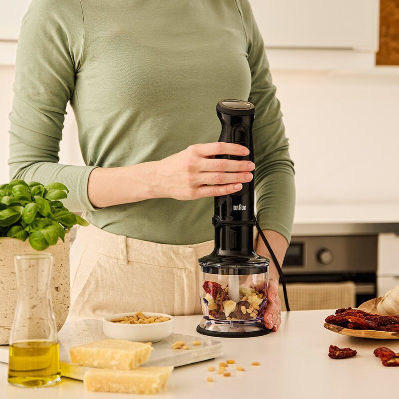 EAN 8021098005076 - Braun MultiQuick 3 MQ30201M 0,6 L Batidora de inmersión 900 W Negro, Acero satinado imagen 4