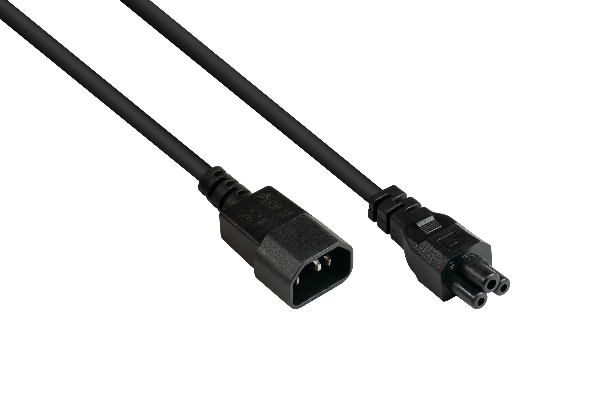 Good Connections Kaltgeräteverlängerung An C5 Negro 1m