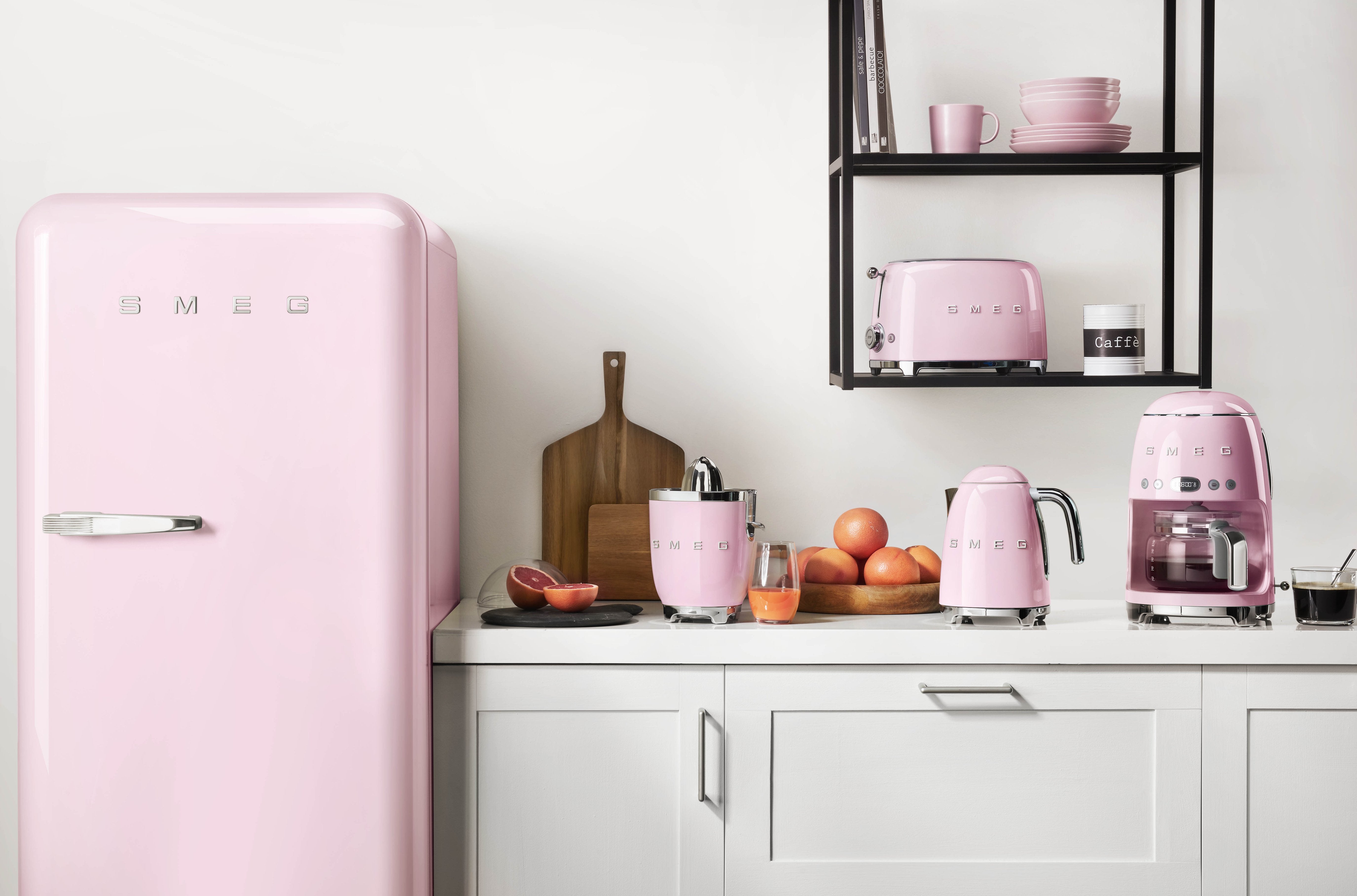 Smeg Dcf02pkeu Kaffeemaschine 50`S Style Rosa