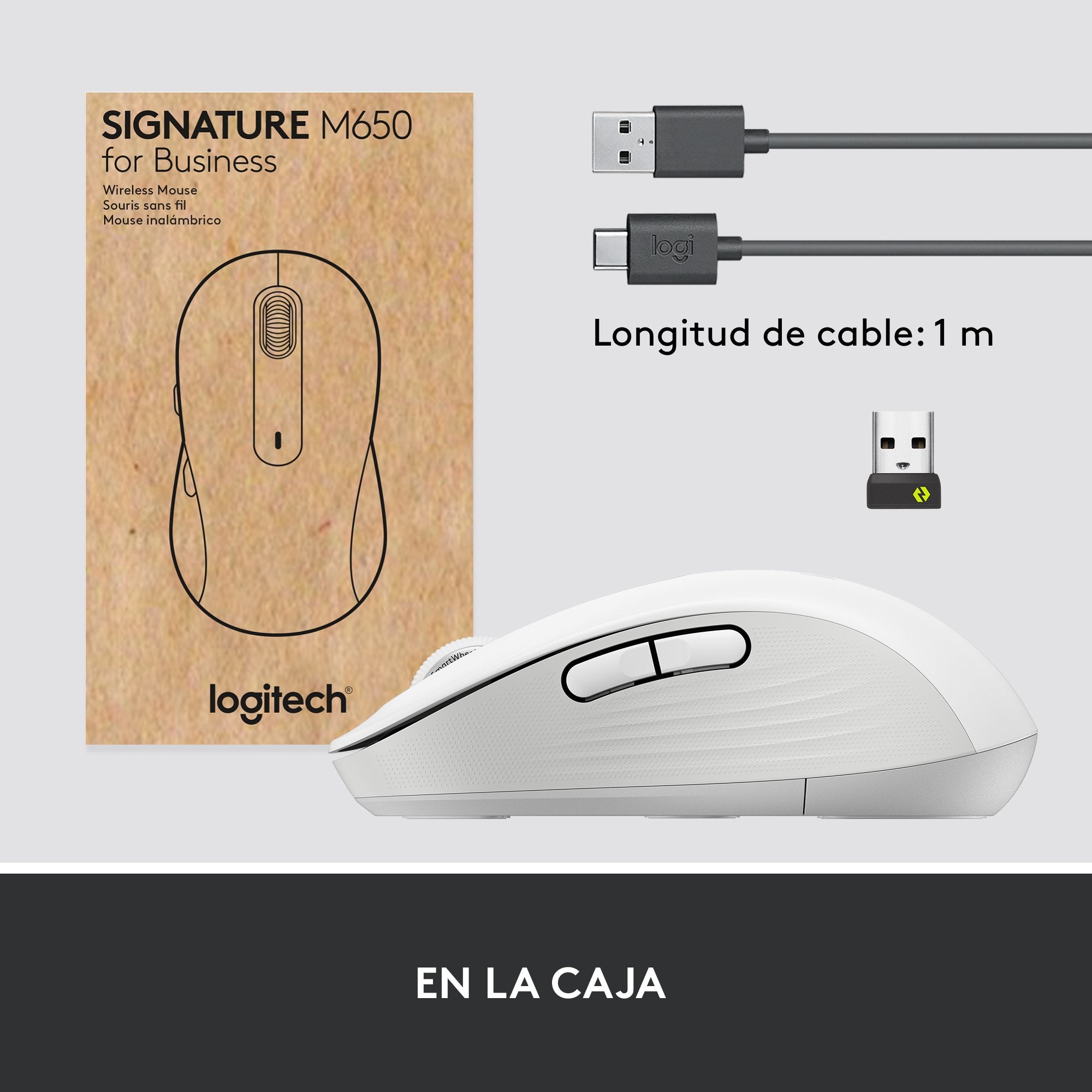 EAN 5099206097261 - Logitech Signature M650 for Business ratón Oficina mano derecha Óptico 4000 DPI imagen 15