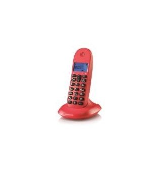 EAN 5055374701003 - Motorola C1001 Teléfono DECT Identificador de llamadas Cereza (fruta) imagen 1