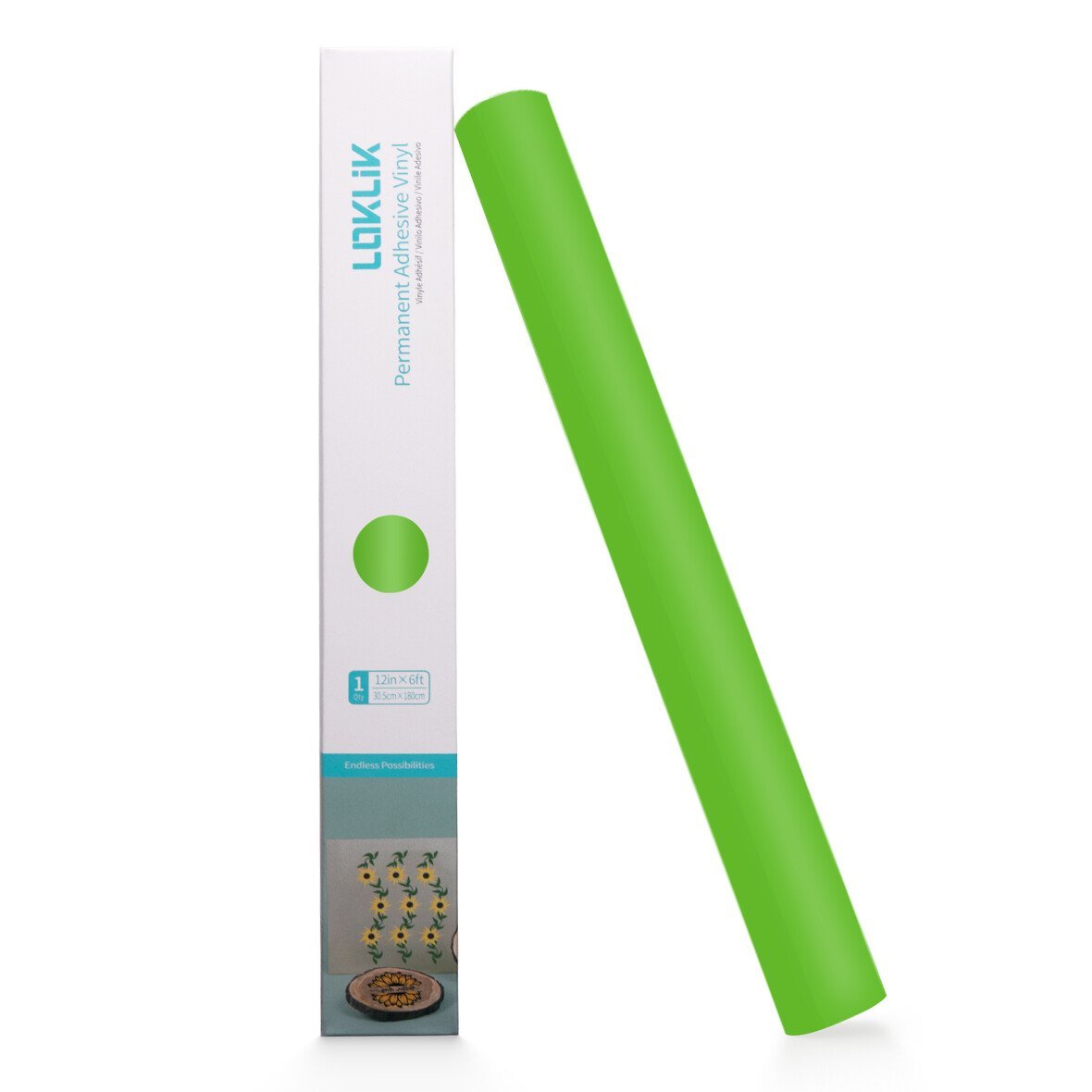 Loklik Permanent Adhesive Vinyl Matte - Apple Green