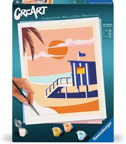 Ravensburger Creart Beach - Cottage, Pintura 23896