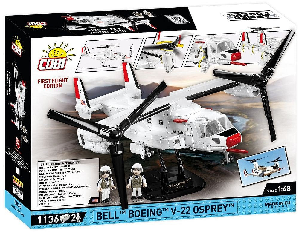 EAN 5902251058357 - COBI Bell-Boeing V-22 Osprey First Flight Edition imagen 11