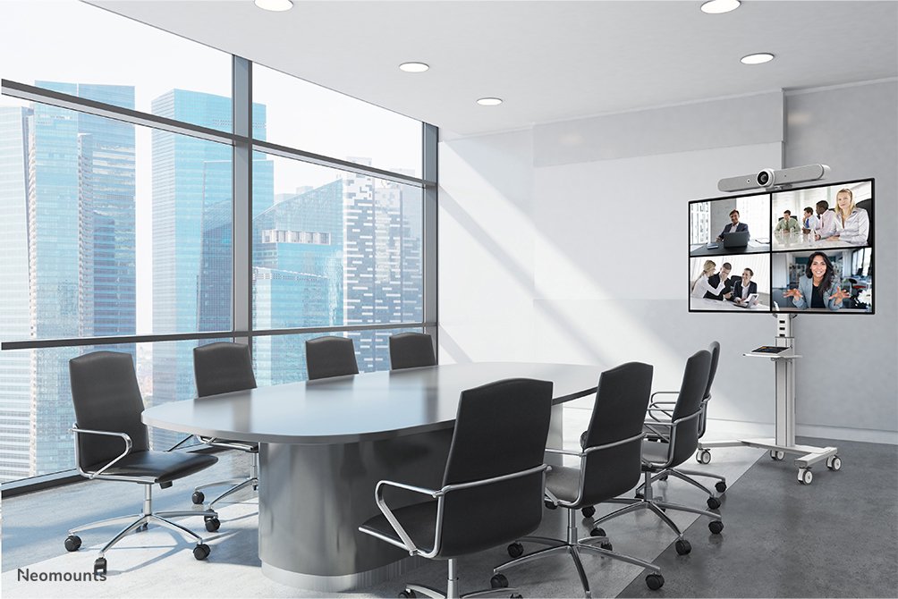 Neomounts By Newstar Select Neomounts Soporte De Suelo 37-75" 70kg Fl50s-825wh1 Blanco Neomounts