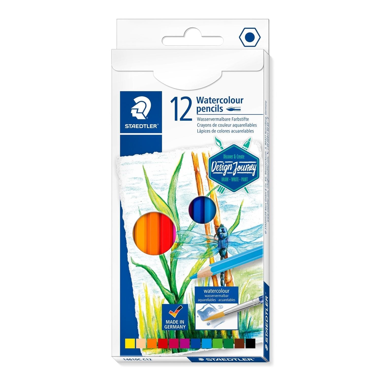 Lápiz Acuarelable Staedtler 12 Piezas