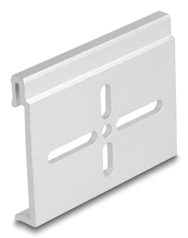 Delock Aluminio Montageclip Para Hutschiene 60,0 X 47,8 Mm Plata