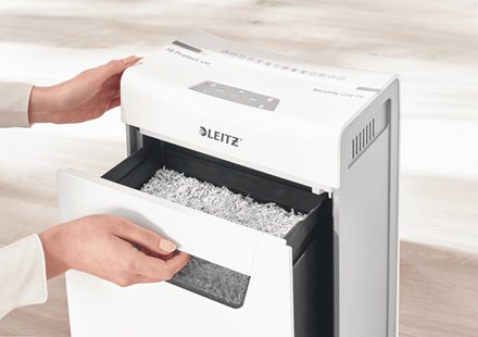 EAN 4002432127160 - Leitz 80910000 triturador de papel 55 dB Gris, Blanco imagen 8