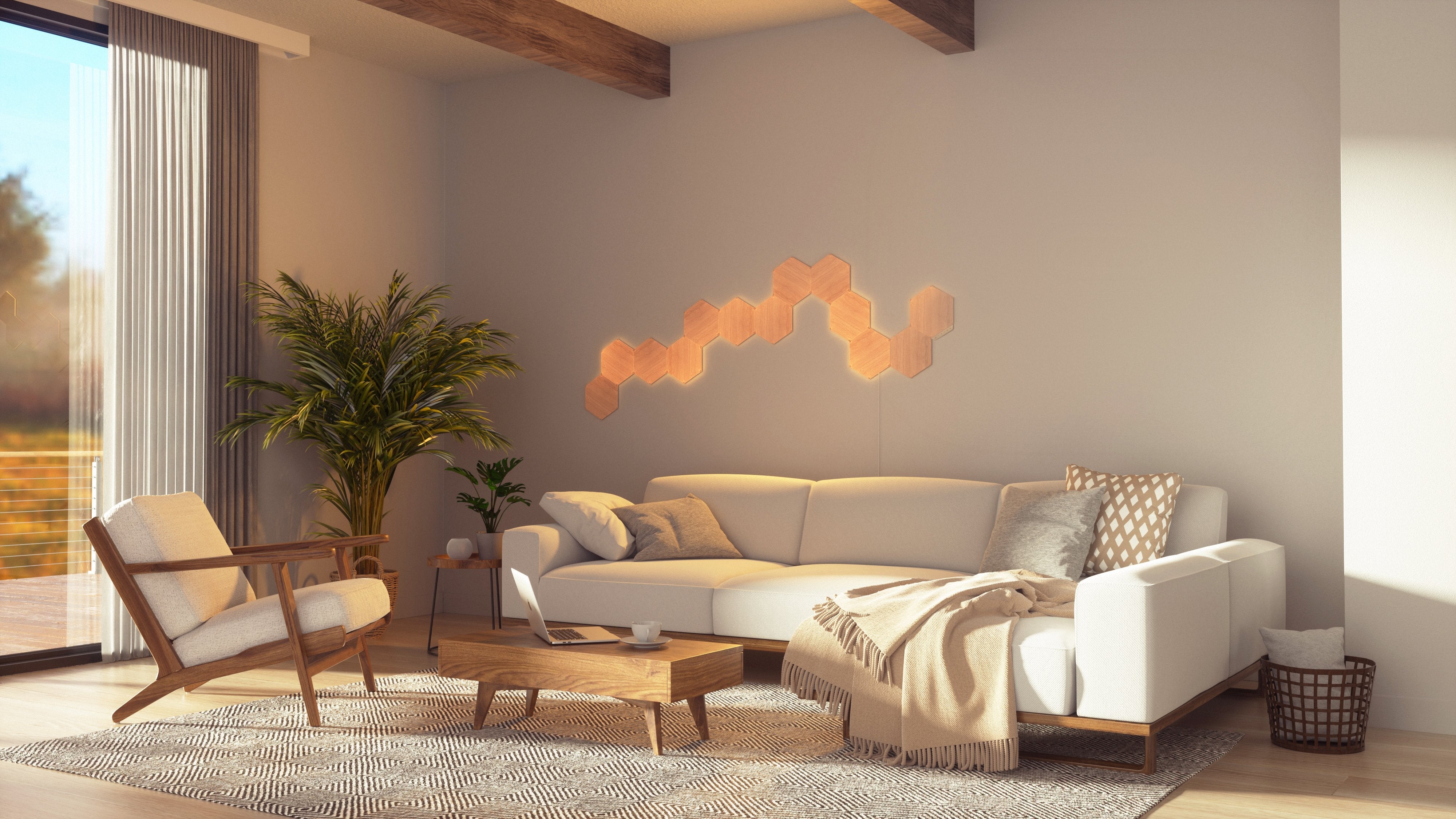 Panel Led Nanoleaf Elements Hexagons Starterkit 13pk