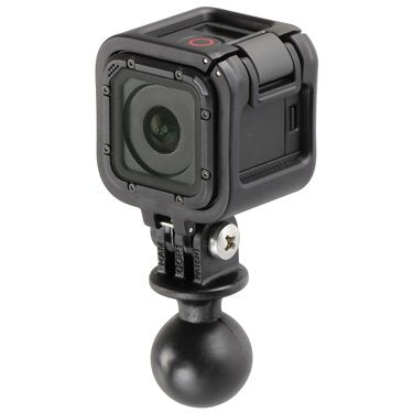 Ram Mounts Rap-B-202u-Gop1 Adaptador Universal Para Cámara Deportiva, Negro