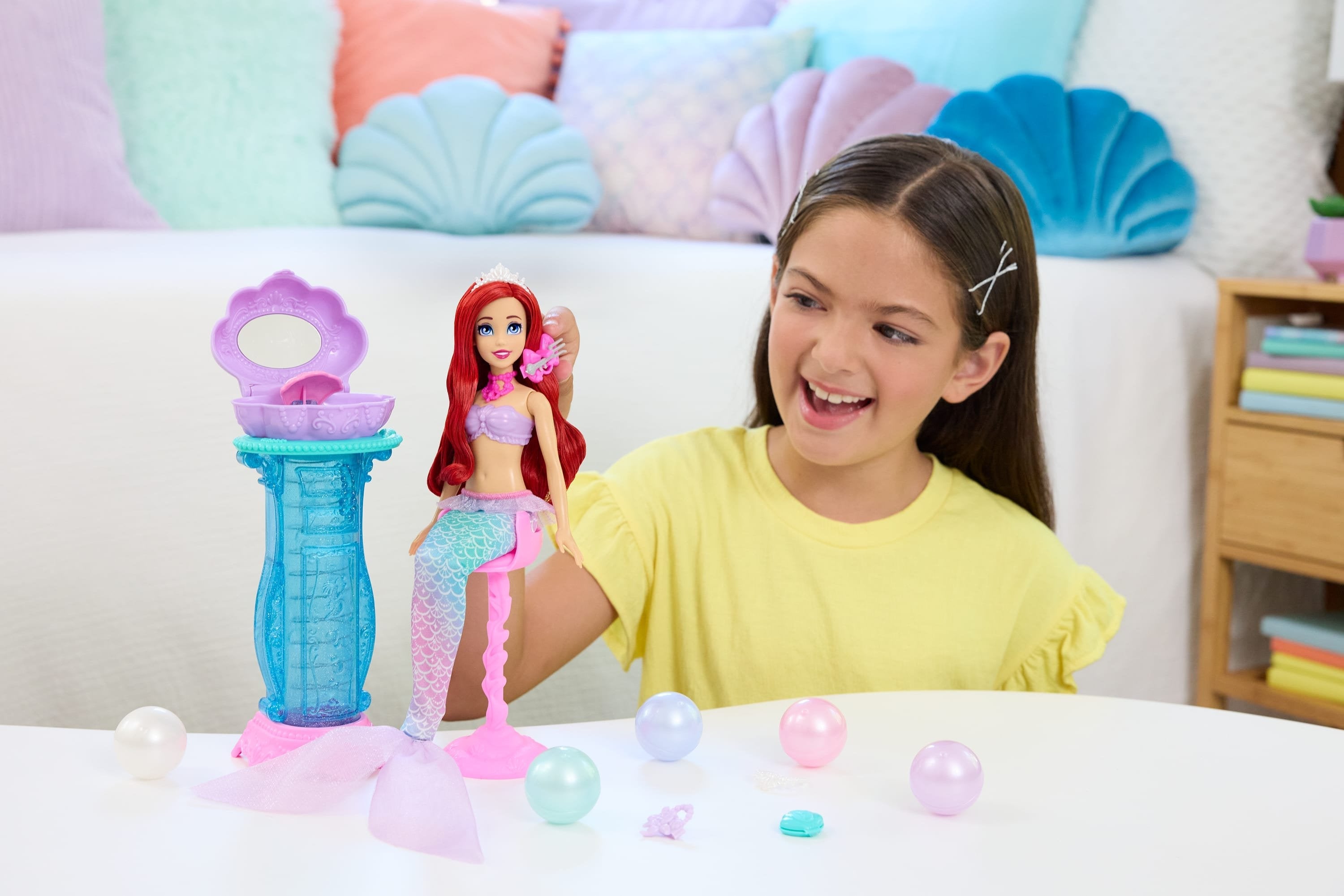 Muñeca Mattel Disney Princesa Sirena Sorpresa Jbf86