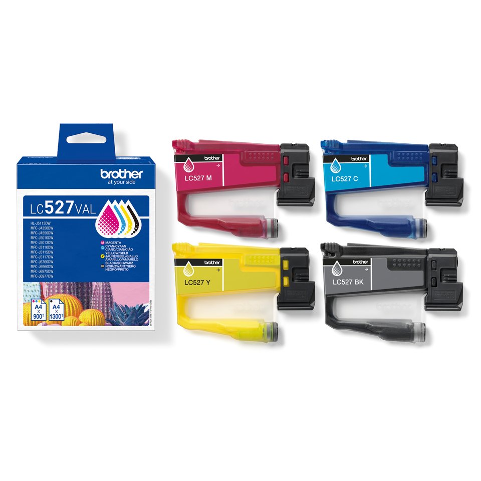 EAN 4977766842181 - Brother LC527VAL cartucho de tinta 4 pieza(s) Original Negro, Cian, Magenta, Amarillo imagen 4