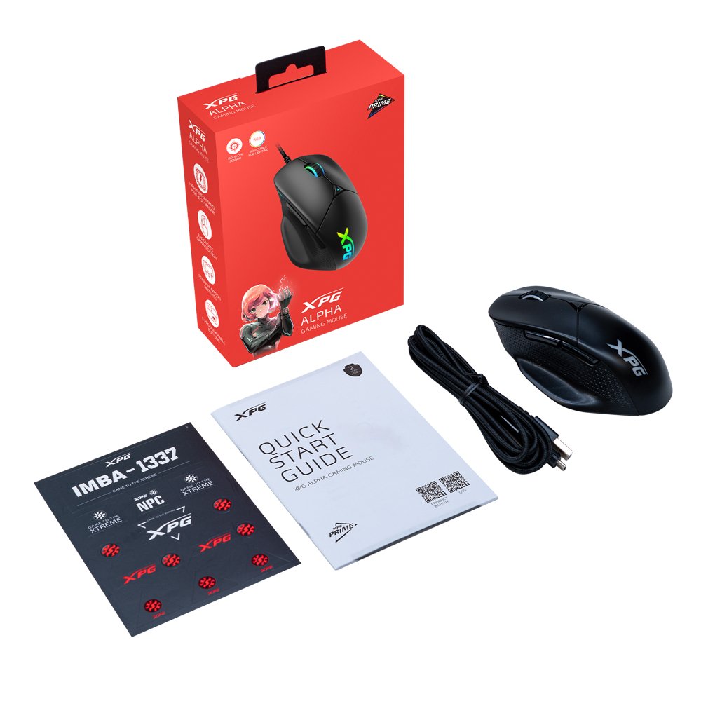 EAN 4711085936851 - XPG ALPHA ratón Juego mano derecha USB Tipo C Óptico 16000 DPI imagen 5
