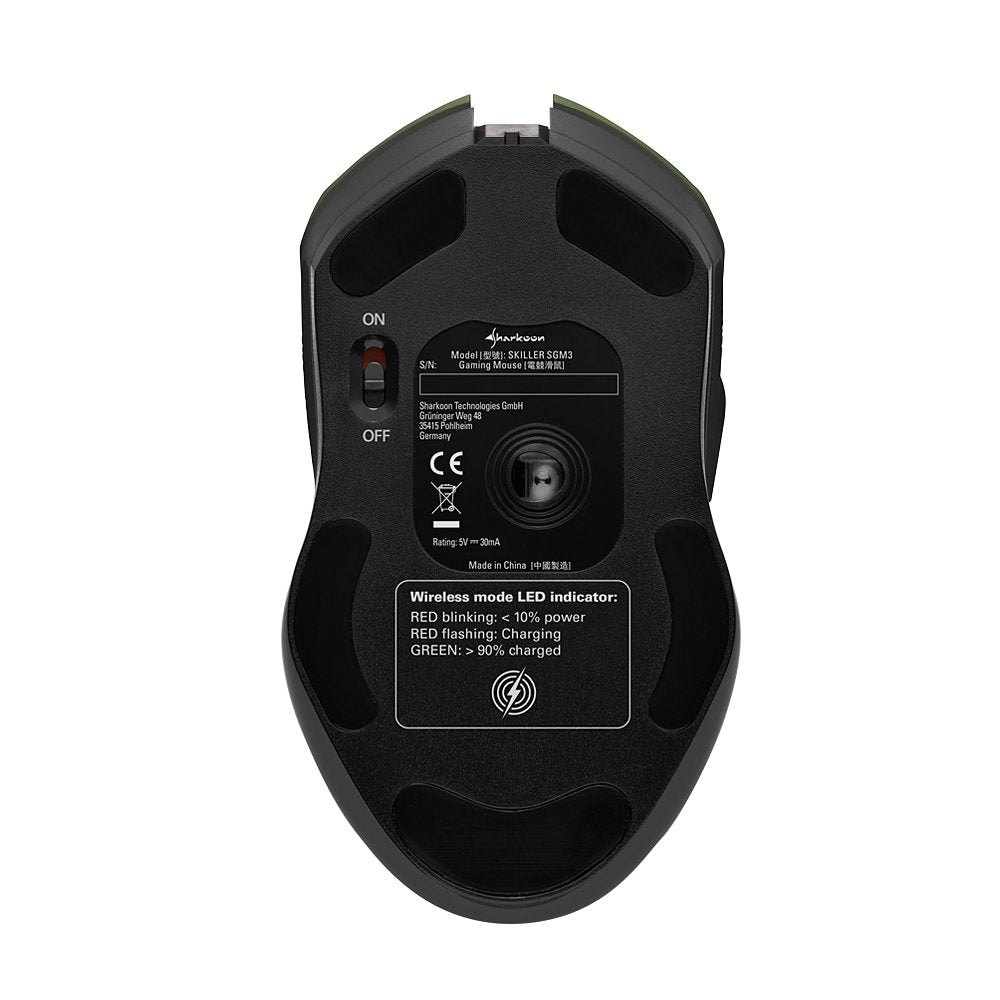 Raton Gaming Sharkoon Inalambrico Sgm3 Blanco Rgb