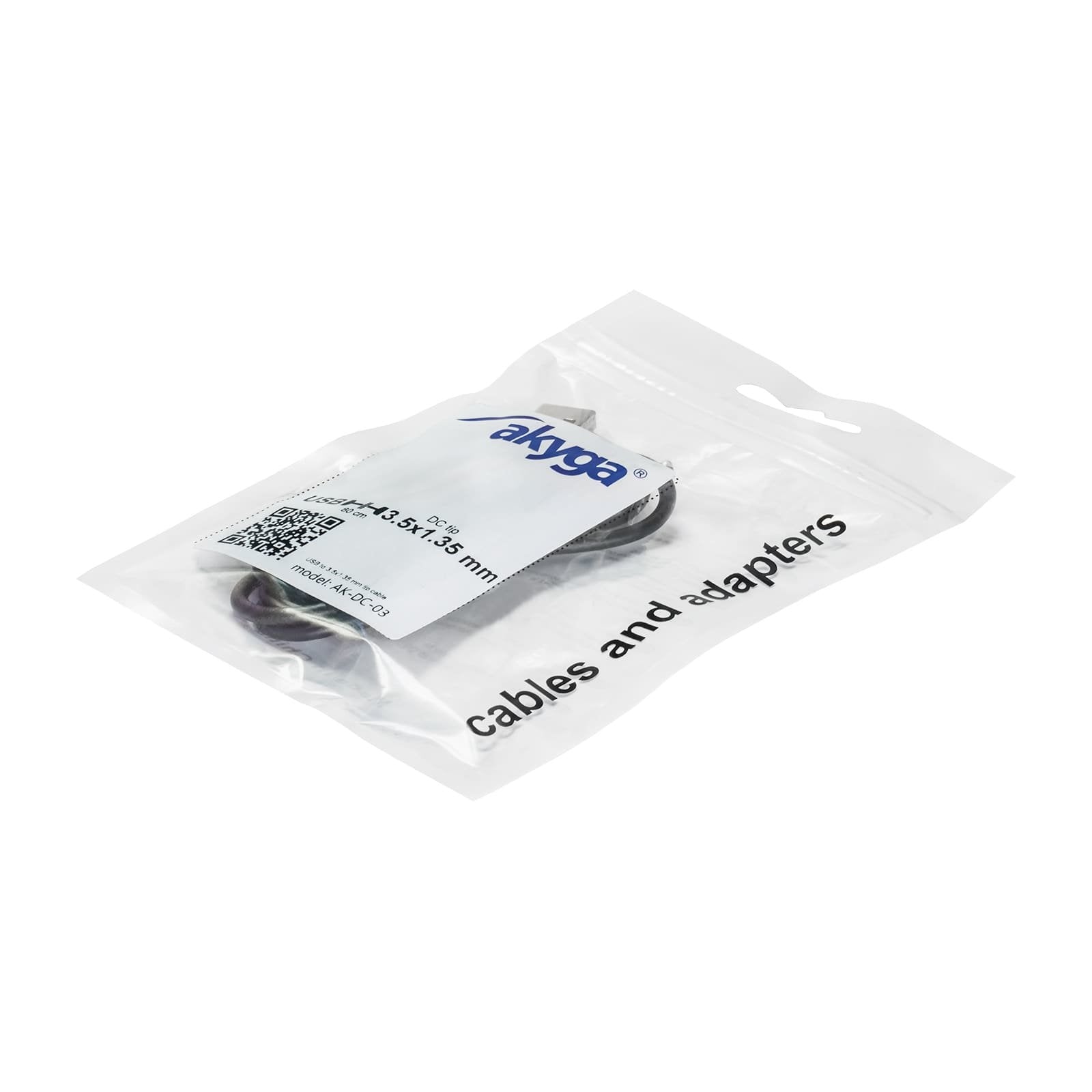 EAN 5901720134356 - Akyga AK-DC-03 cable USB 0,8 m USB A Negro imagen 4