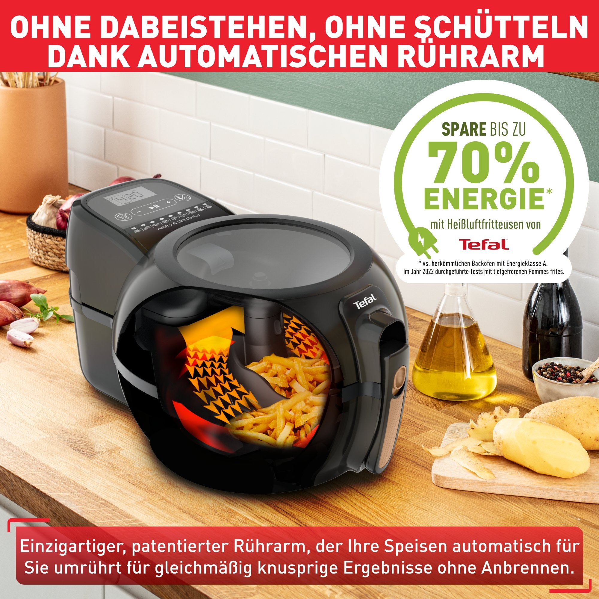 EAN 3045380023260 - Tefal ActiFry FZ775810 freidora Sencillo Independiente 1520 W Freidora de aire caliente Negro imagen 6