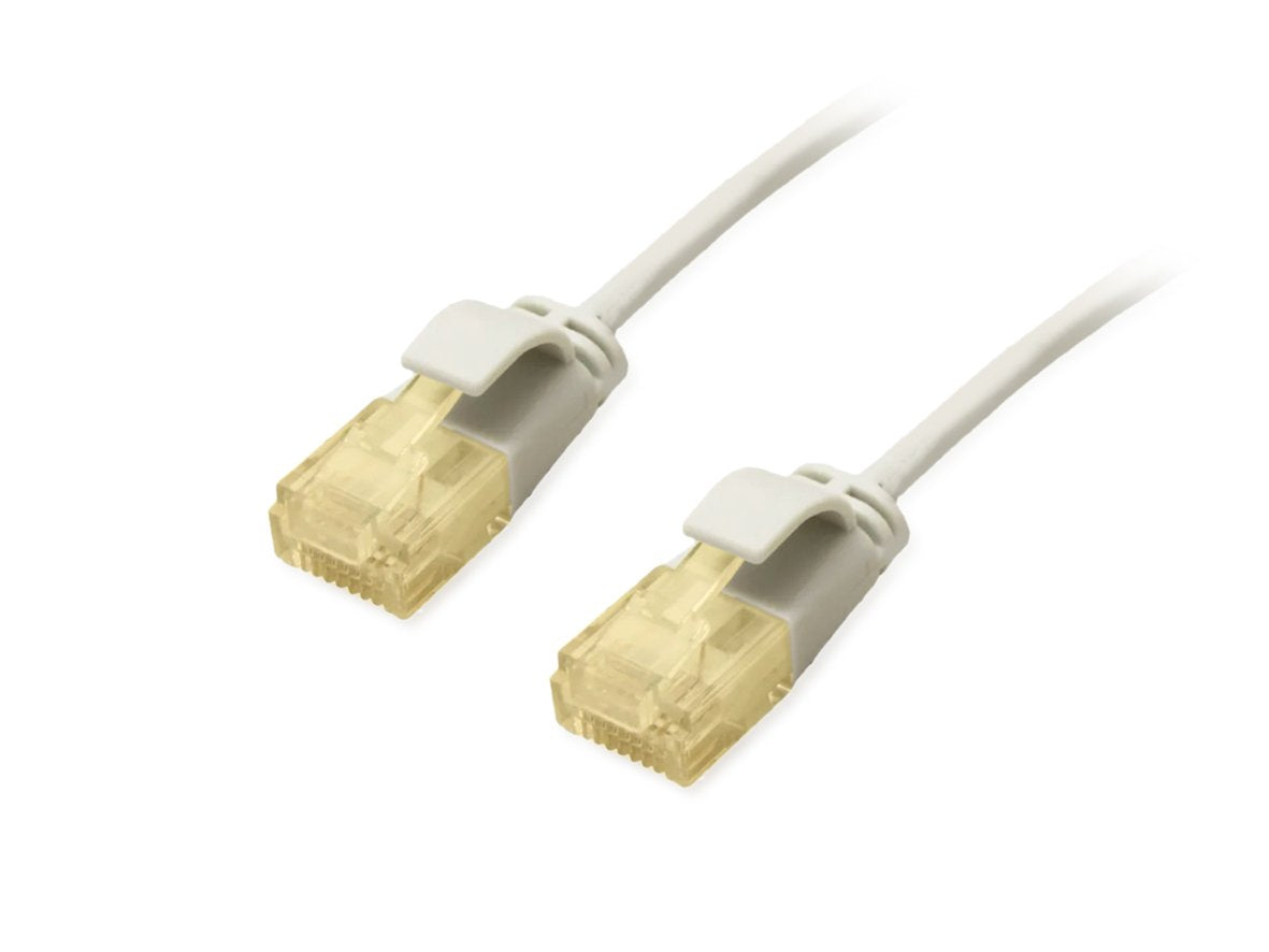 Equip Cable De Red Cat6a Slim U Utp 2xrj45 0.50m Gris Lszh