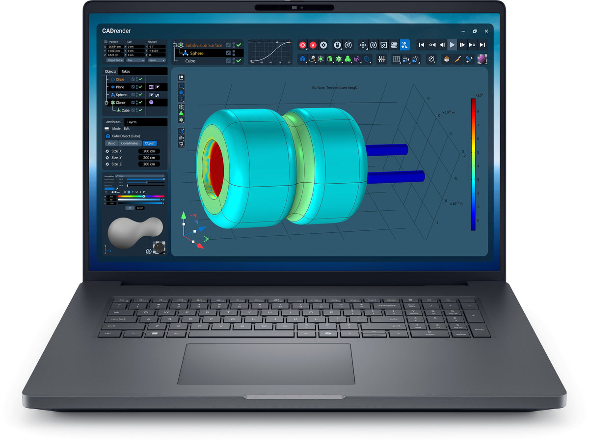 Dell Pro Max 18 Plus Mb18250 U7-265hx/32gb/1tb Ssd Nvidia Rtx Pro 2000/Fgrpr/Smtcd/Noa W11 Pro/3y Basic Onsite.