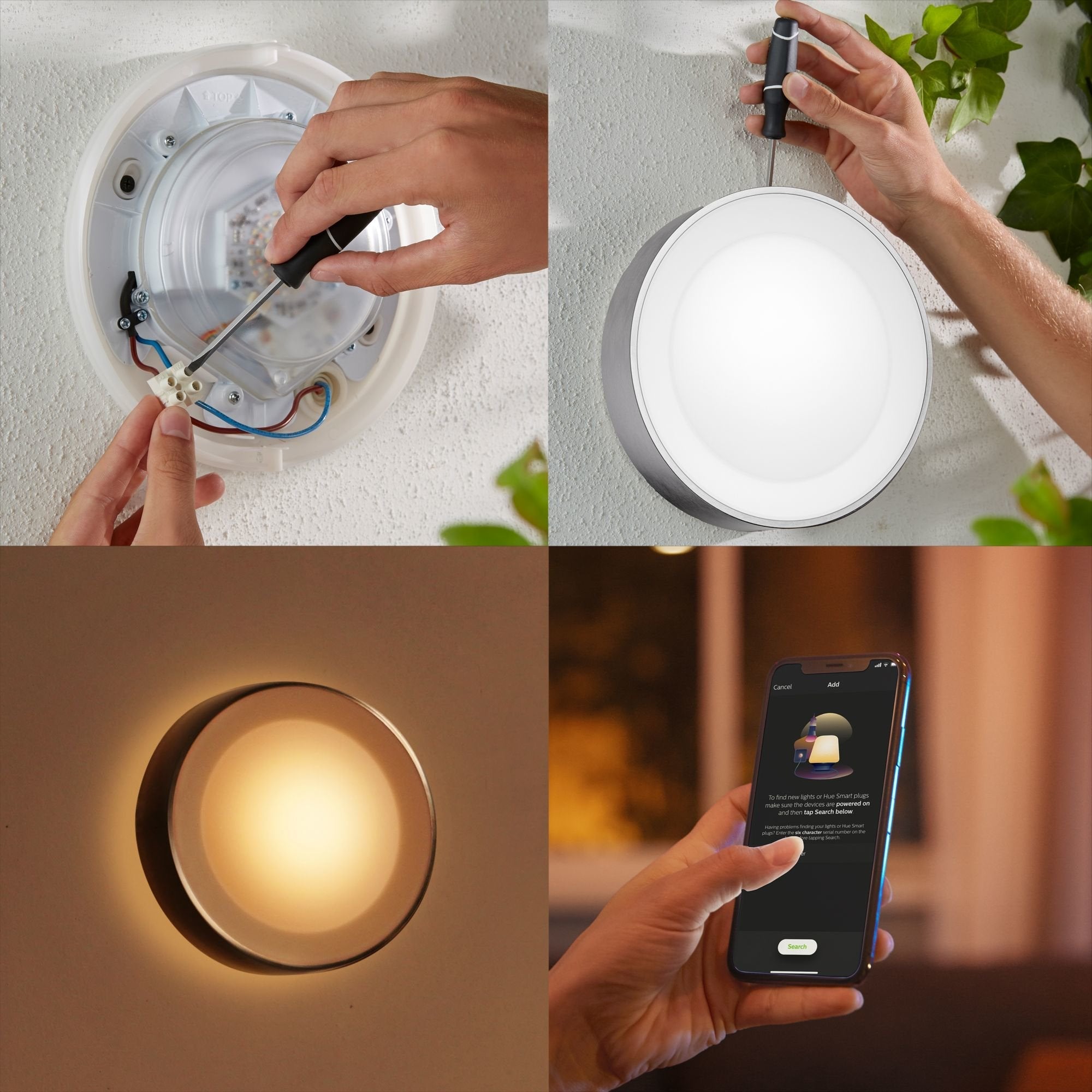 Philips Hue White And Color Ambiance Aplique Mural Para Exteriores Daylo