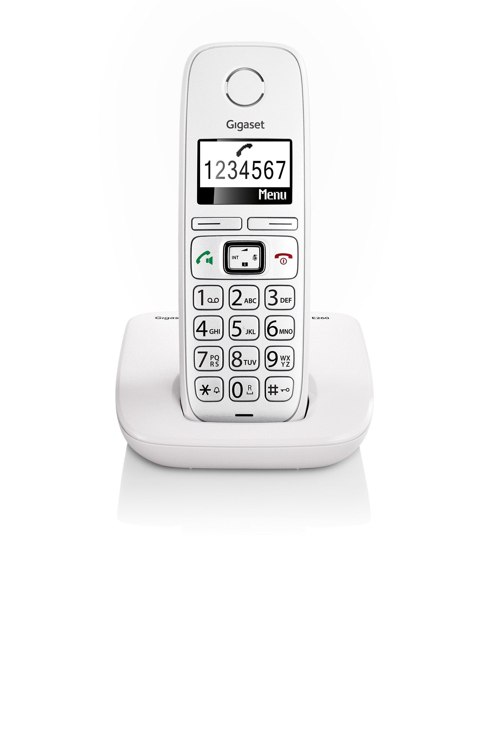 EAN 4250366849195 - Gigaset E260 Teléfono DECT Identificador de llamadas Blanco imagen 2