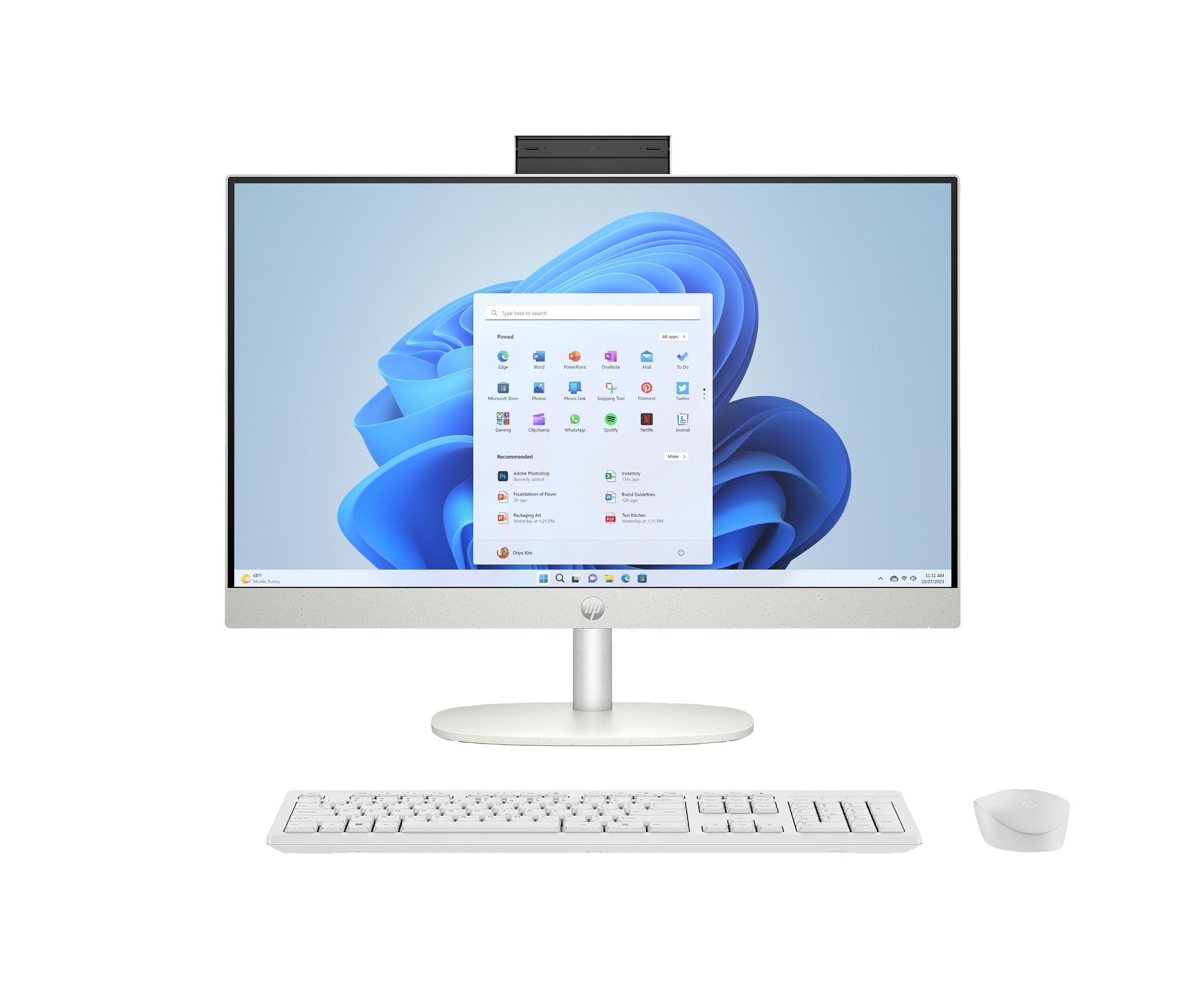 All In One Hp 24-Cr0073ns R5-7520u 16gb 512gb W11h