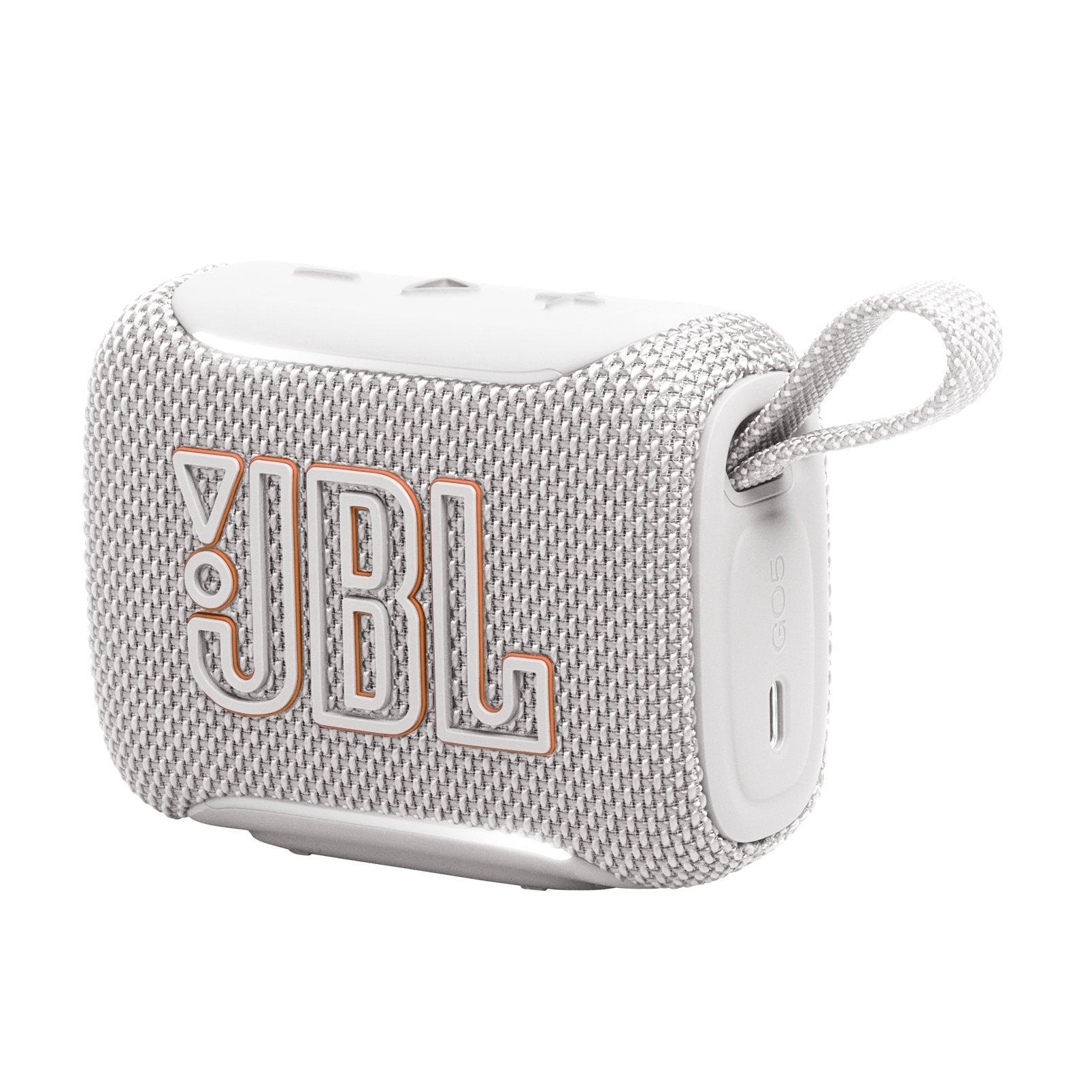 Jbl Go 5 Altavoz Bluetooth Ultraportátil Con Sonido Big Jbl Pro Y Graves Fuertes, Emparejamiento Airtouch, Diseño Impermeable Y Tiempo De Reproducción De 10 Horas, Color Blanco