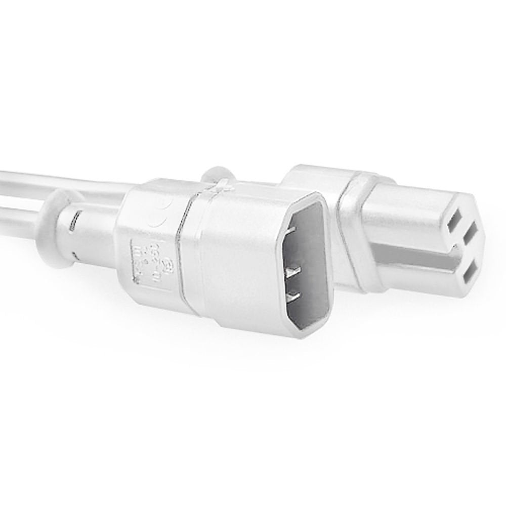 Cable Extension C14 A C15 2,00 M Blanco Act