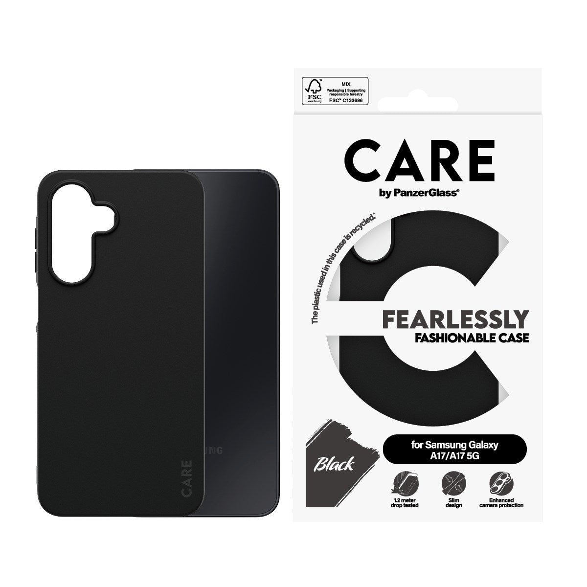Panzerglass Care Tpu Case Negro Samsung Galaxy A17/ A17 5g