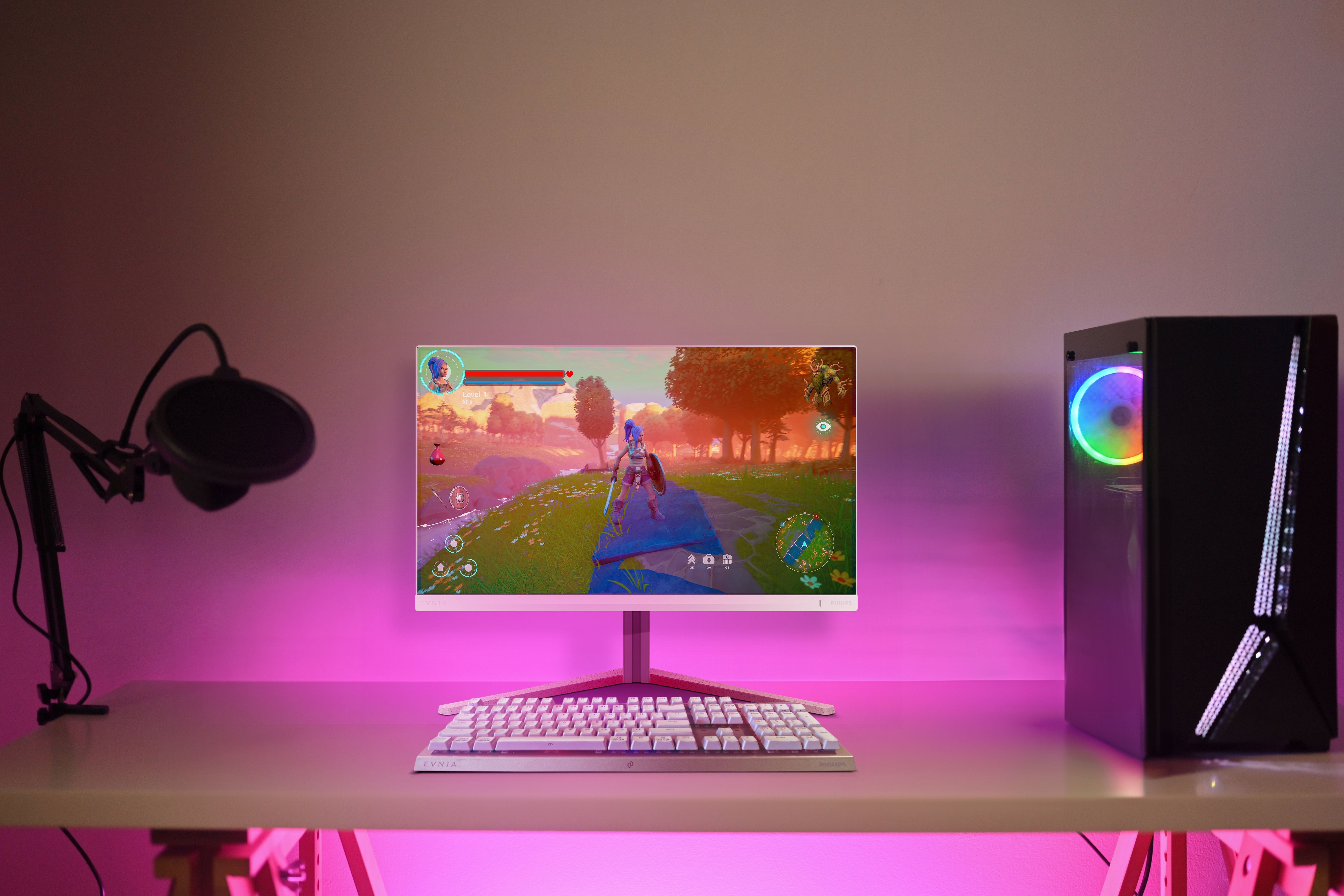 EAN 8721038001662 - Philips Evnia 24M2N3201A/00 pantalla para PC 60,5 cm (23.8") 1920 x 1080 Pixeles Full HD LCD Blanco imagen 11