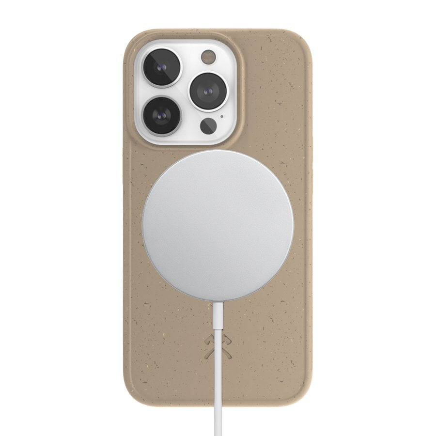 Woodcessories Bio Case Magsafe Funda Paraiphone 14 Pro Max 17 Cm (6.7") Beige