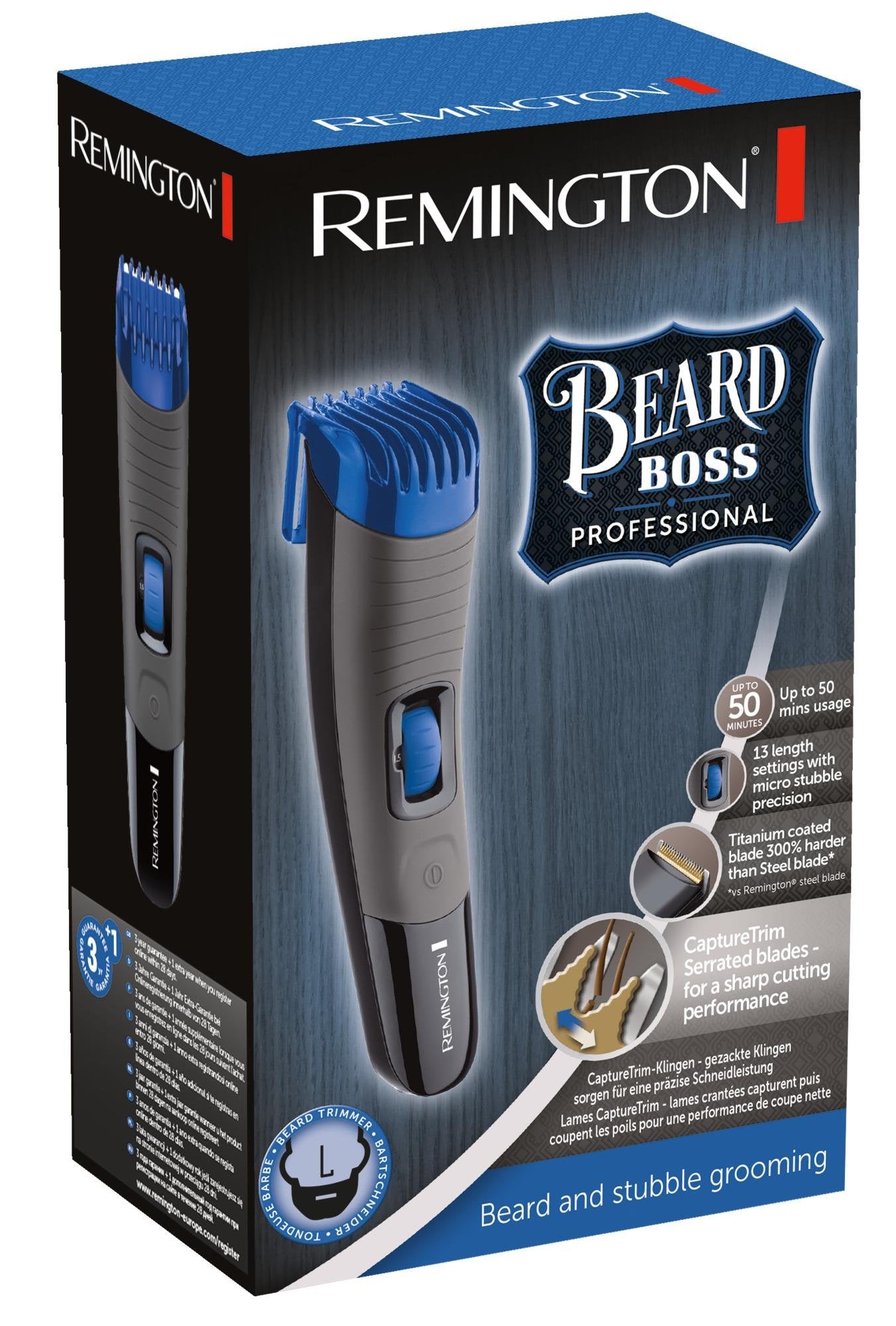 EAN 5038061134926 - Remington MB 4133 AC/Batería 13 1,8 cm Negro, Azul imagen 5