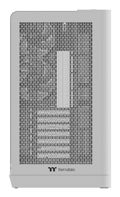 Vista De Termaltake 390 Aire, Torre De Torre De Vidrio Blanco Y Templado Ca-11f-00m6wn-00