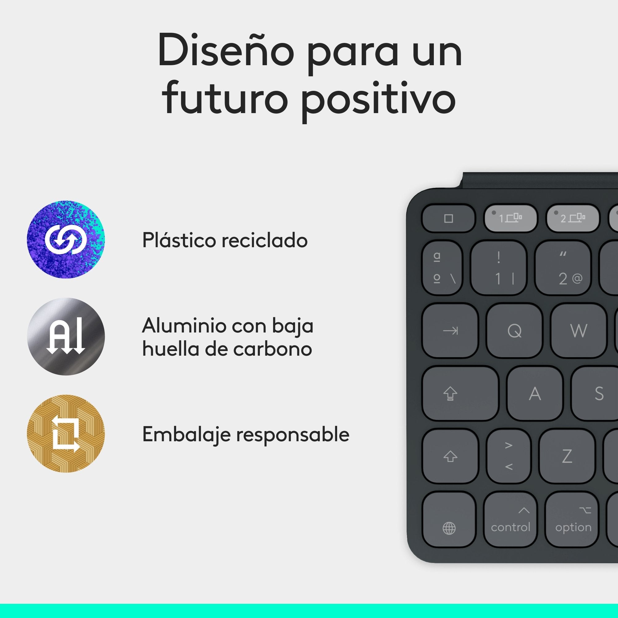 Teclado Español Logitech 920-013010 Para Móvil Bluetooth Grafito