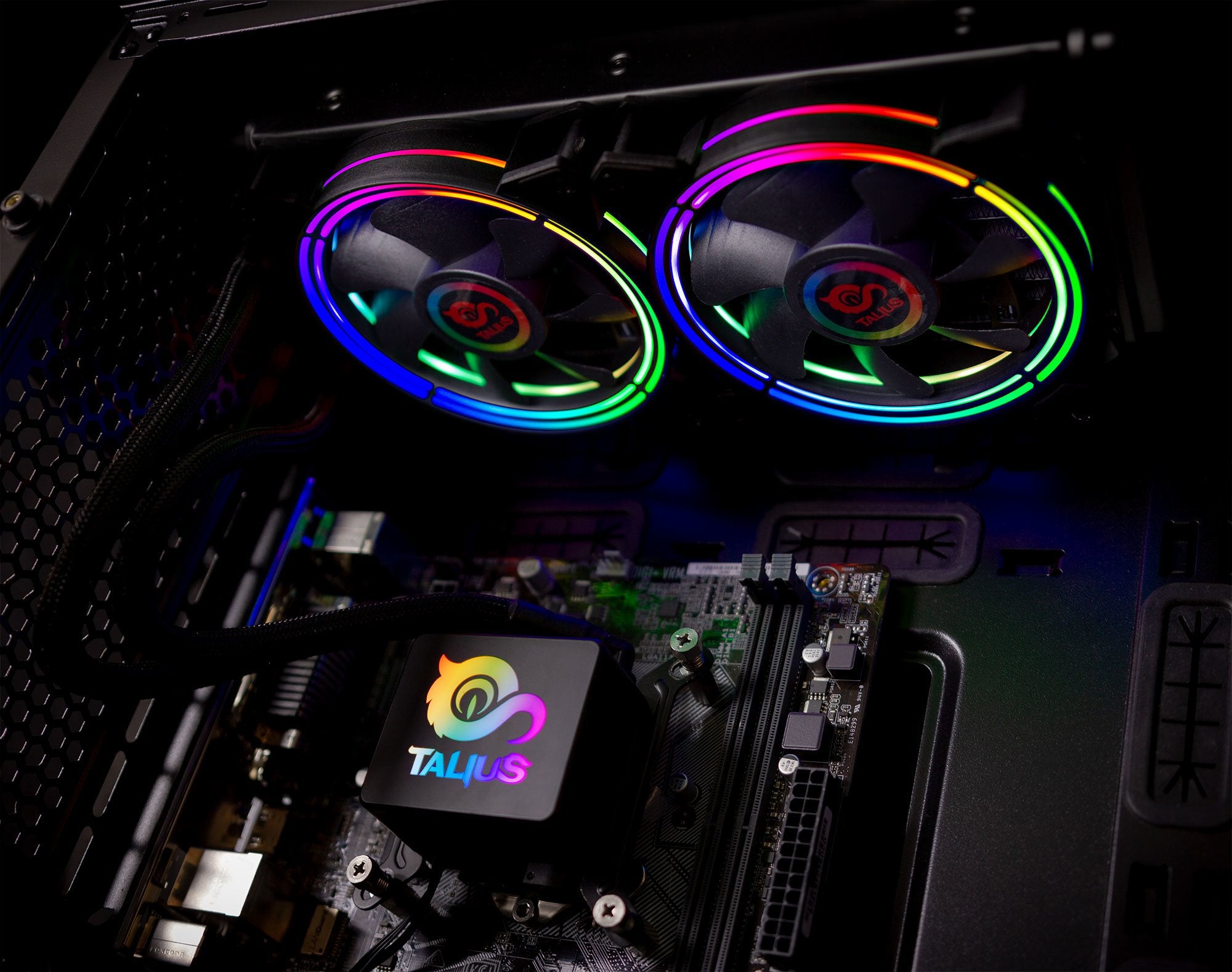 EAN 8436550234497 - TALIUS Skadi-240 RGB Procesador Set de refrigeración 12 cm Negro imagen 2