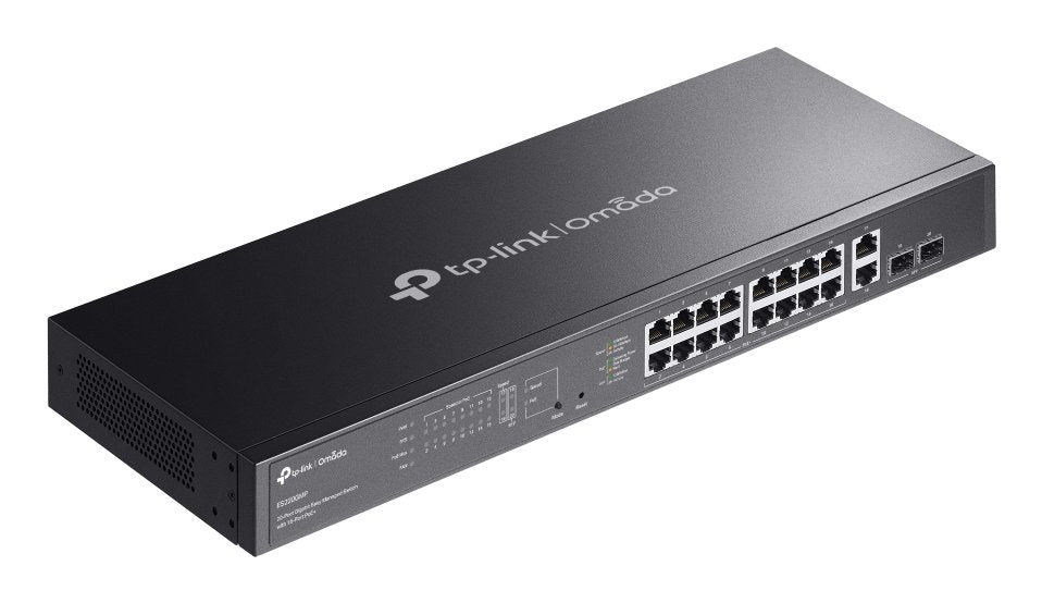 Tp-Link Es220gmp Switch Gestionado Gigabit Ethernet (10/100/1000) Energía Sobre Ethernet (Poe) Negro