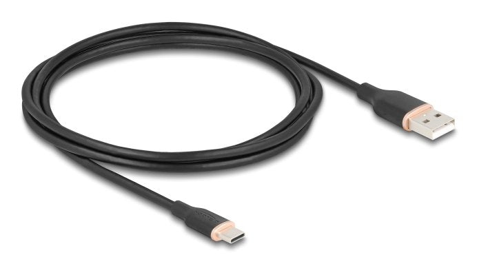 Delock Usb 2.0 Cable Usb Typ-A St > Usb Typ-C St 2.5m Schw.