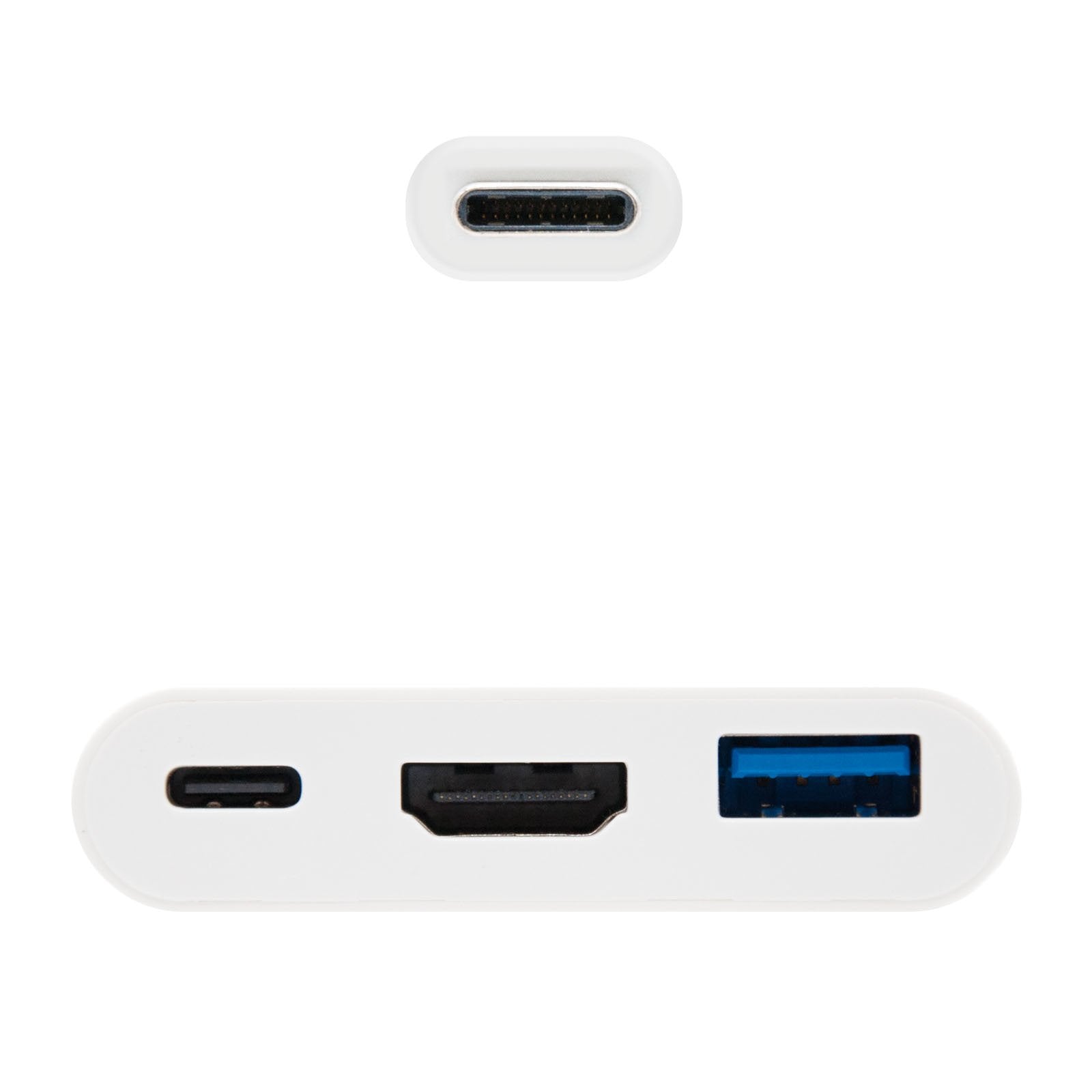 EAN 8433281008212 - Nanocable 10.16.4302 base para portátil y replicador de puertos USB 3.2 Gen 1 (3.1 Gen 1) Type-C Blanco imagen 2
