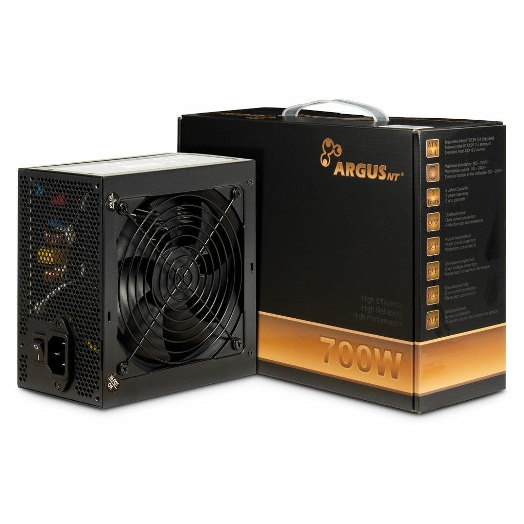 EAN 4260455645263 - Inter-Tech ArgusNT BPS-700 unidad de fuente de alimentación 700 W 20+4 pin ATX ATX Negro imagen 1