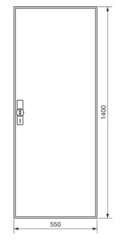 Hager Armario Para Contador Universz Zb52s 1400x550x205mm Skii 216ple