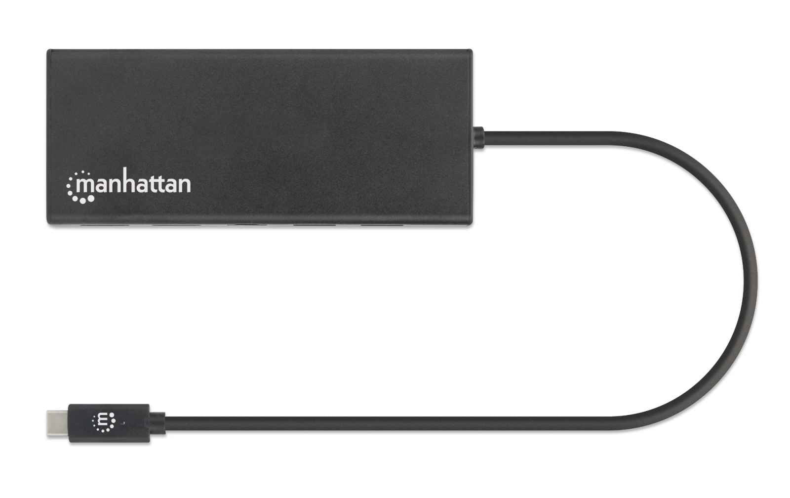 Convertidor Manhattan 152747 Usb-C 3.0 A Rj45 2x Hdmi