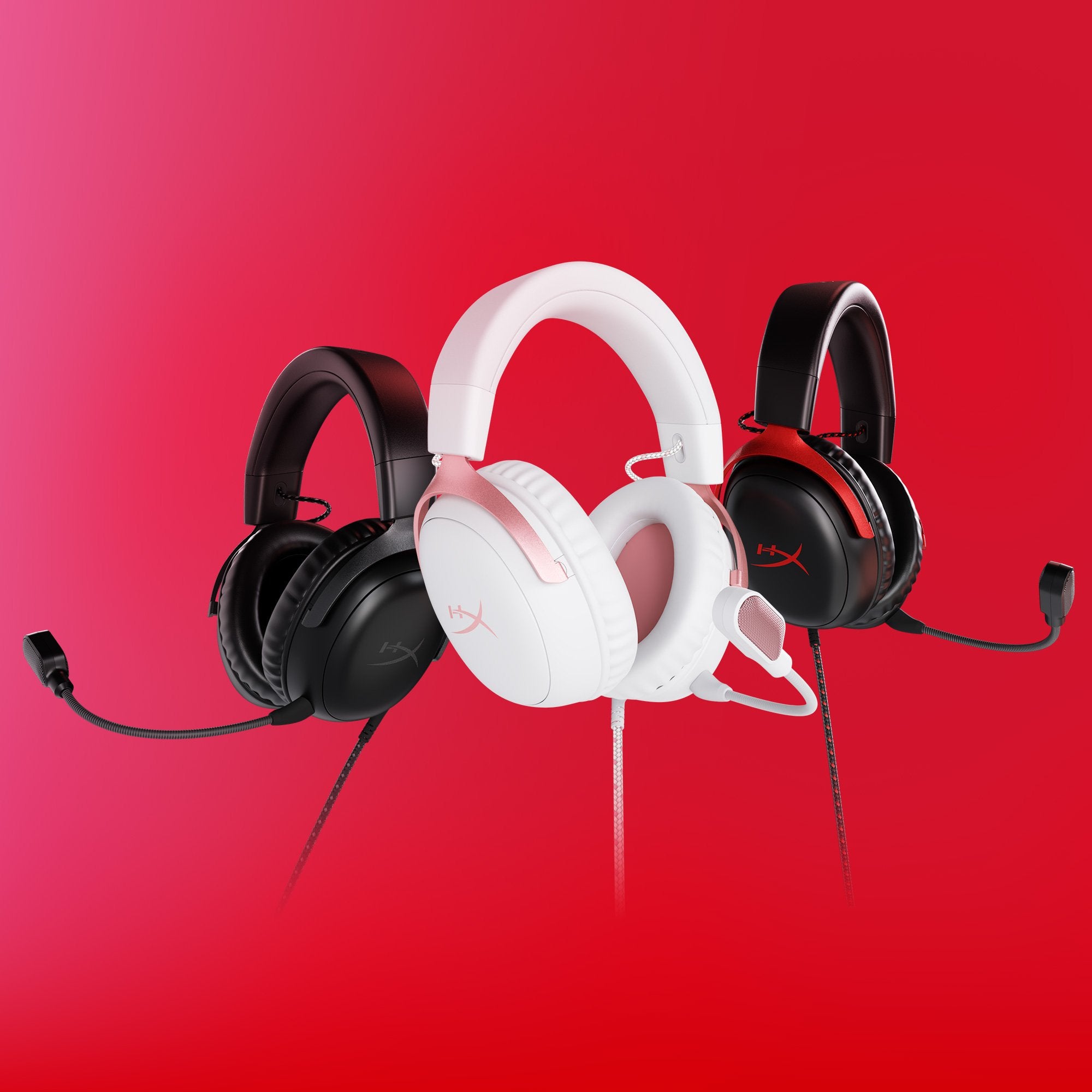 EAN 198122306930 - HyperX Cloud III White/Pink Gaming Headset Alámbrico Diadema Juego Rosa, Blanco imagen 5