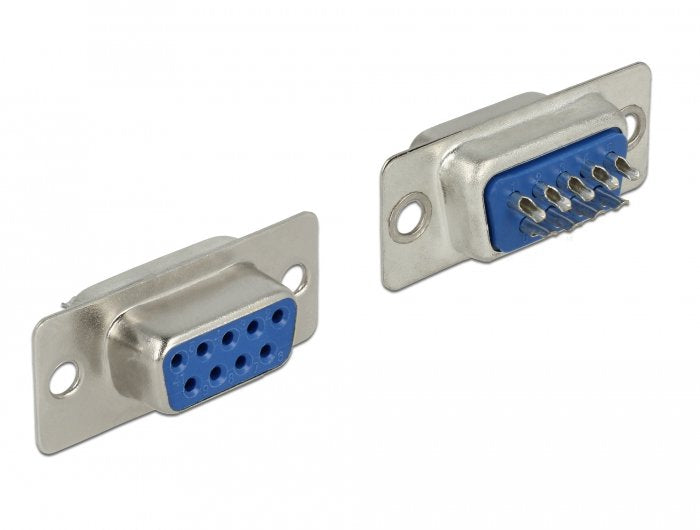 Delock Sub-D 9 Pin Hembra Metall