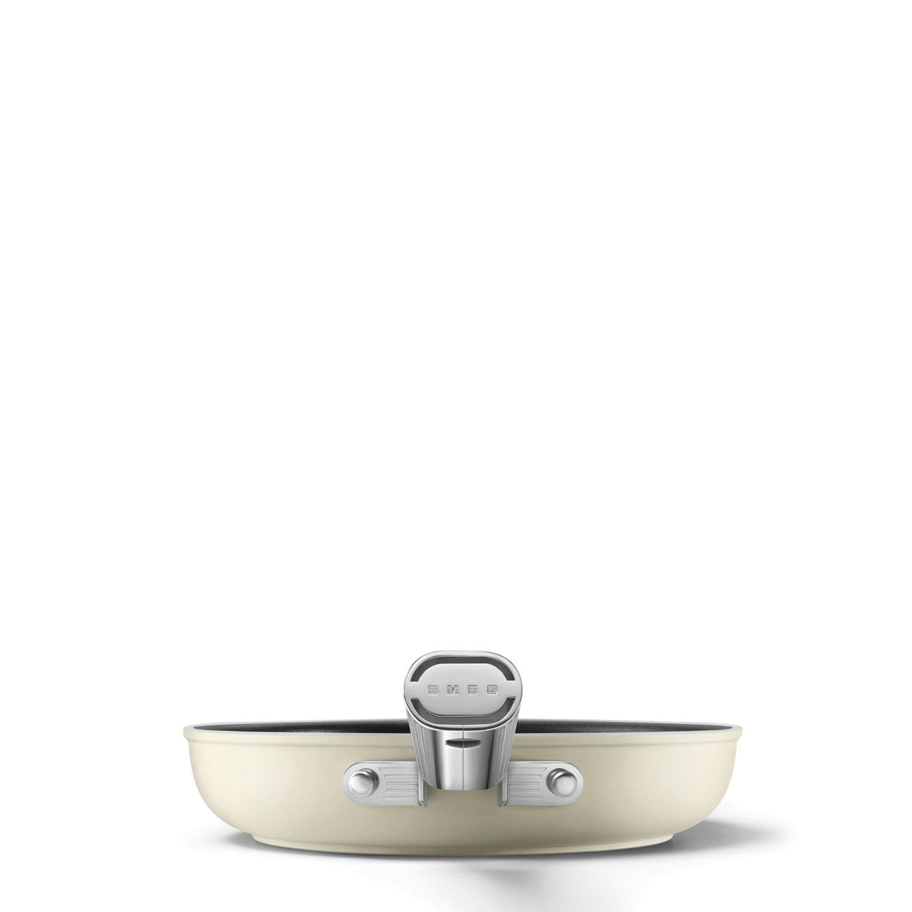 Smeg Fpf2002crm Bratpfanne, 20 Cm, Keramik, Edelstahlgriff, Mattcreme