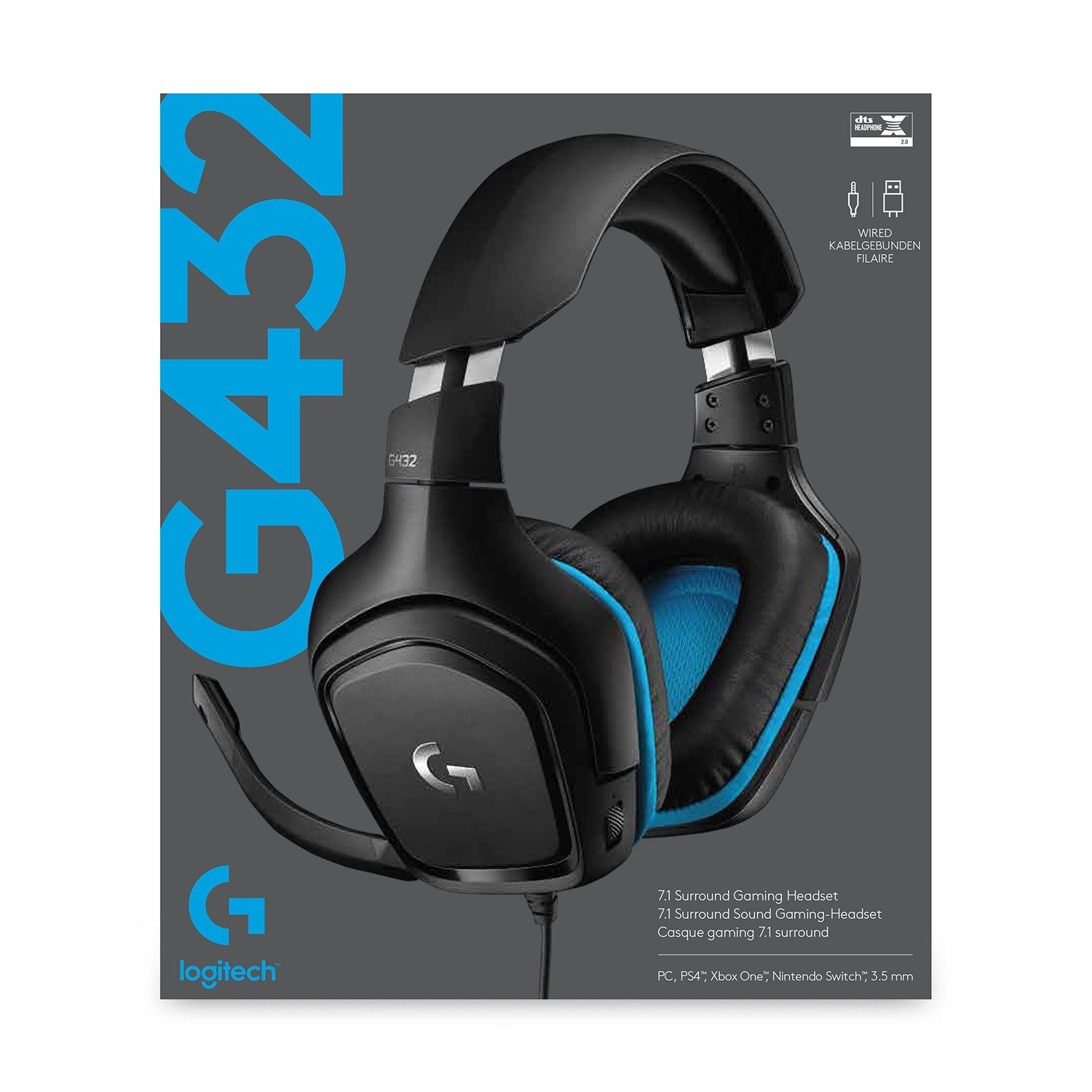 EAN 5099206082410 - Logitech G 981-000770 auricular y casco Auriculares Alámbrico Diadema Juego Negro, Azul imagen 7