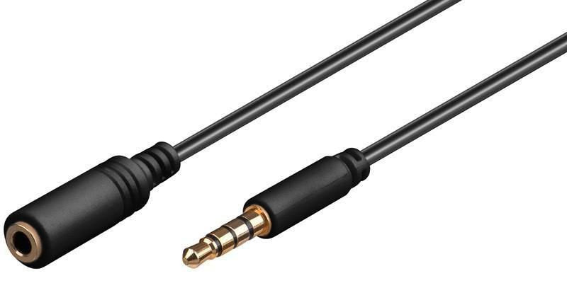 Microconnect 3.5mm - 3.5mm, 2.0m Cable De Audio 2 M 3,5mm Negro