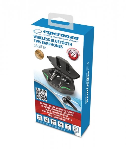 EAN 5901299958384 - Esperanza EH231K auricular y casco Auriculares Inalámbrico Dentro de oído Llamadas/Música MicroUSB Blueto imagen 7