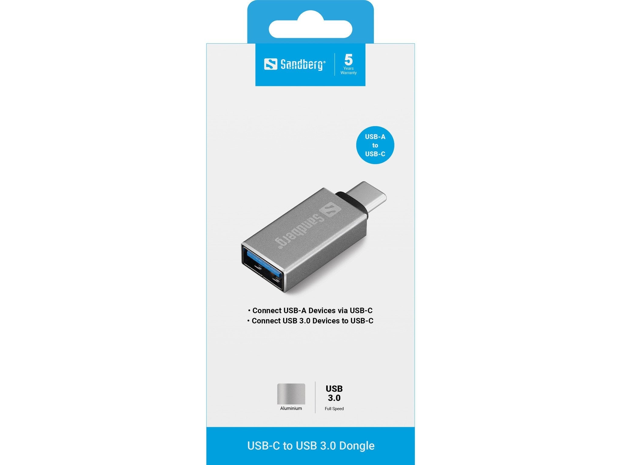EAN 5705730136245 - Sandberg 136-24 hub de interfaz USB 3.2 Gen 1 (3.1 Gen 1) Type-C Plata imagen 2