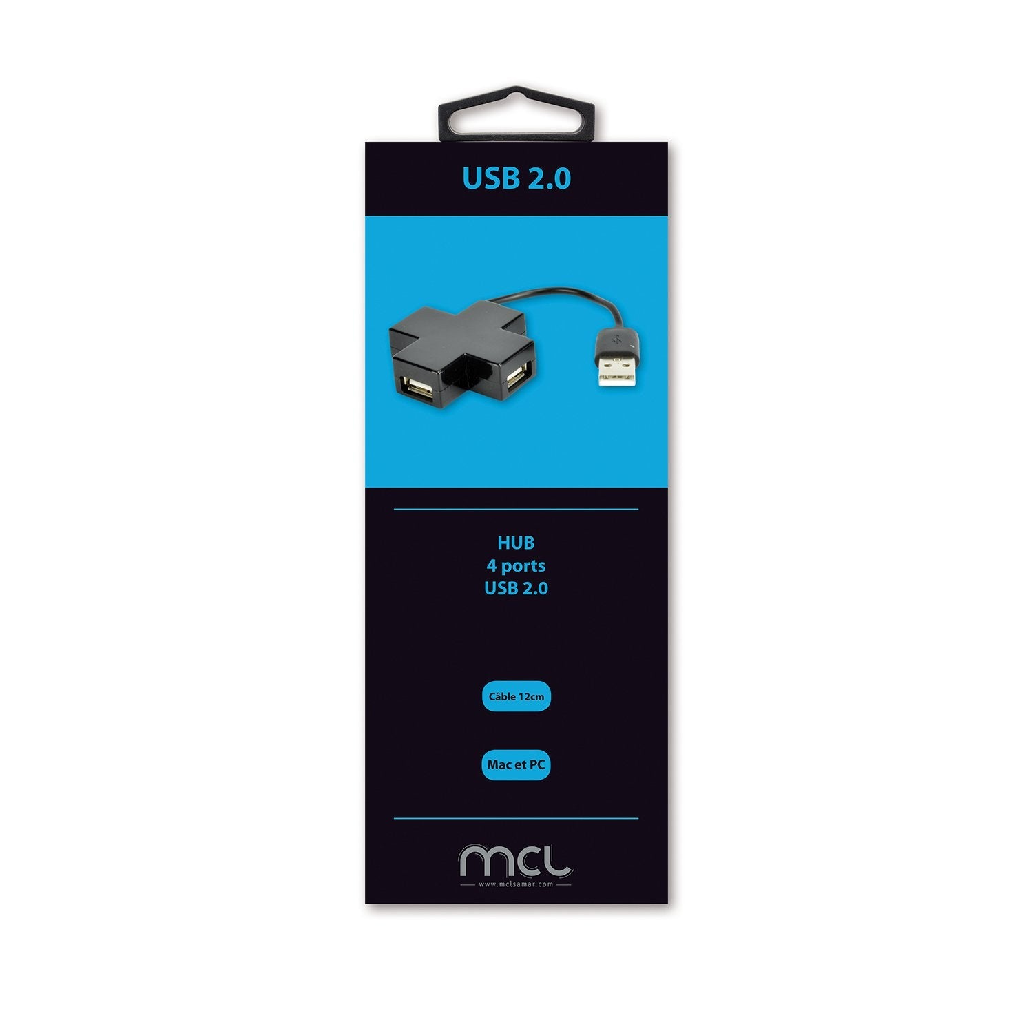 Usb 2.0 4 Port Hub - Black