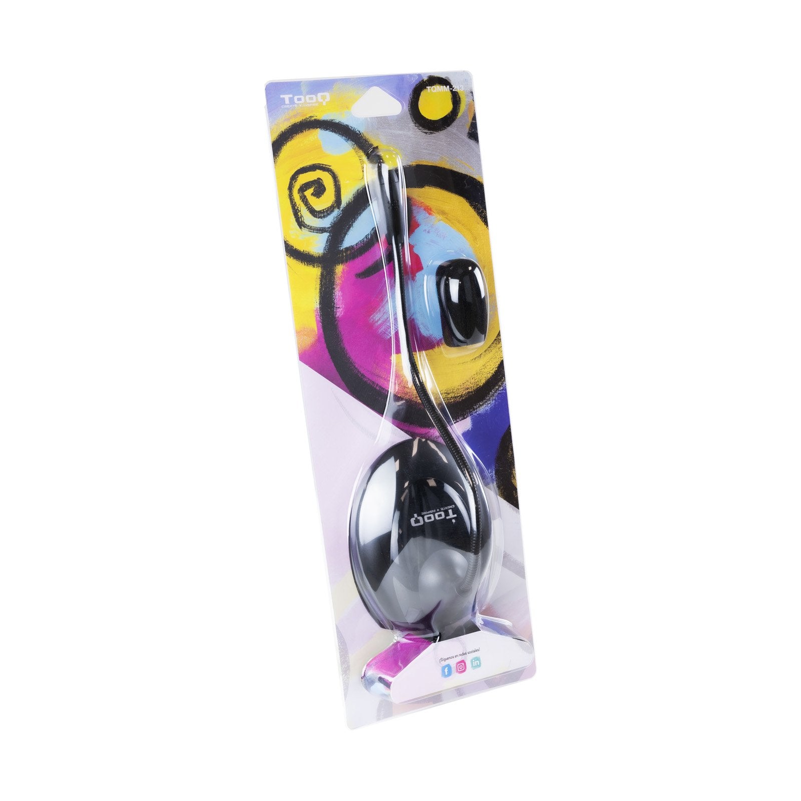 EAN 8433281009981 - TooQ TQMM-213 micrófono Negro Micrófono para ordenador portátil imagen 7